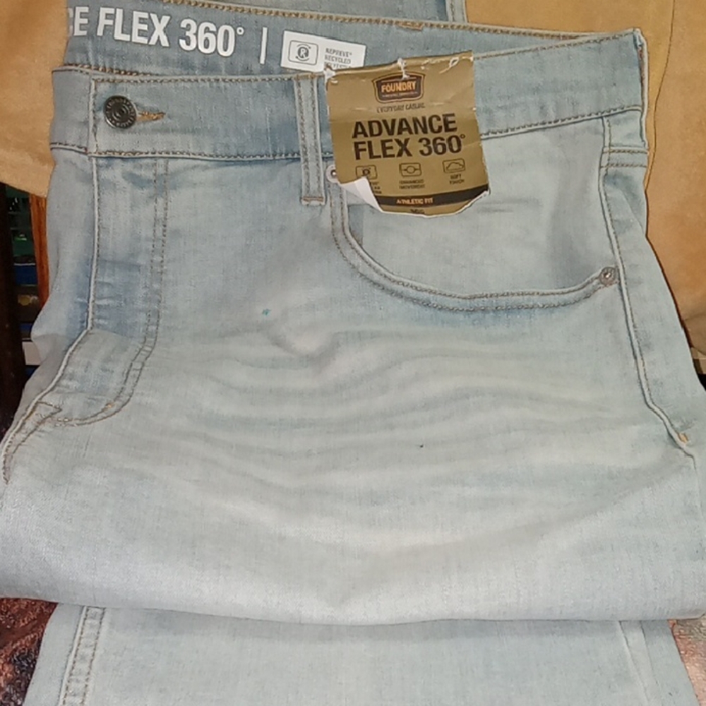 The Foundry Supply Co. Blue Relaxed Jeans